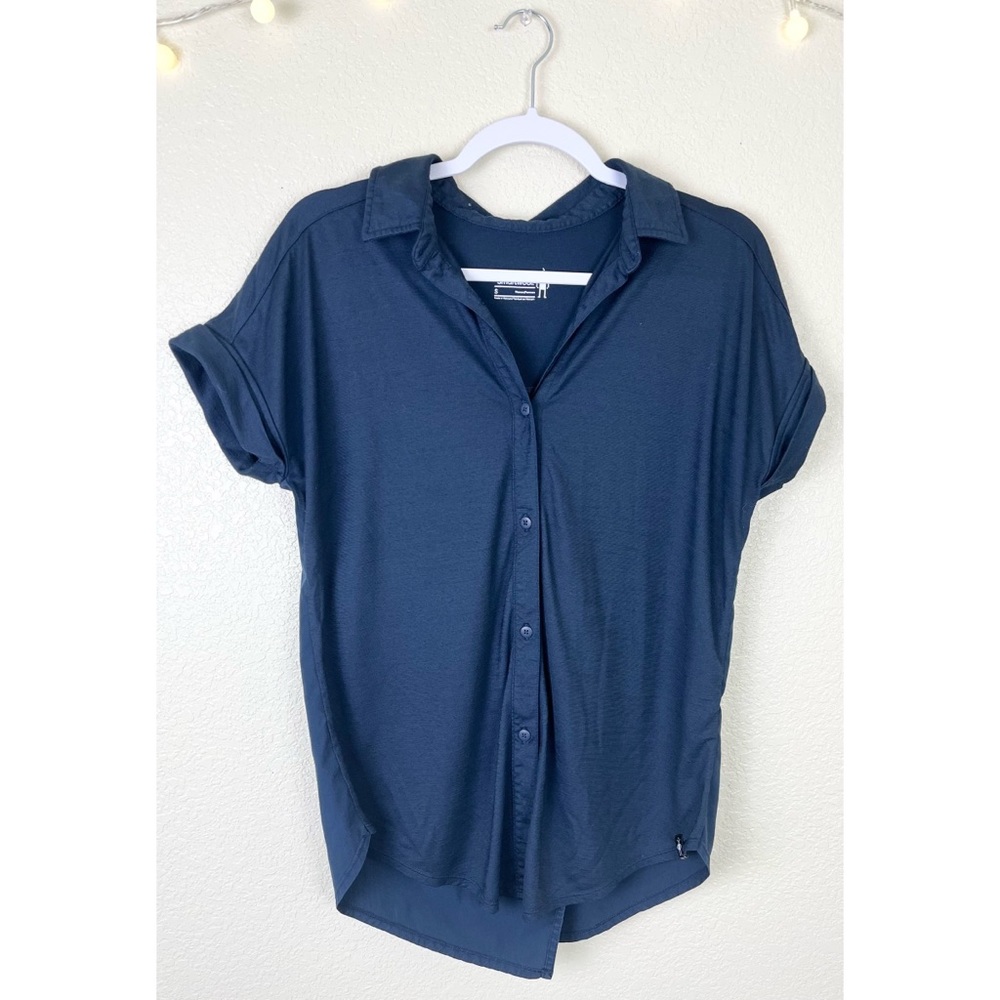 Smartwool Everyday Exploration Button Down Short Sleeve Top